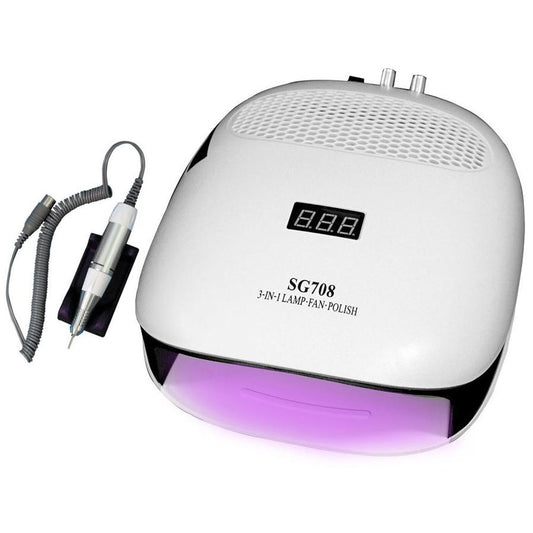 JMT-464842 Vacuum Smart Phototherapy Nail Polishing Machine with ABS Material, 140W Power