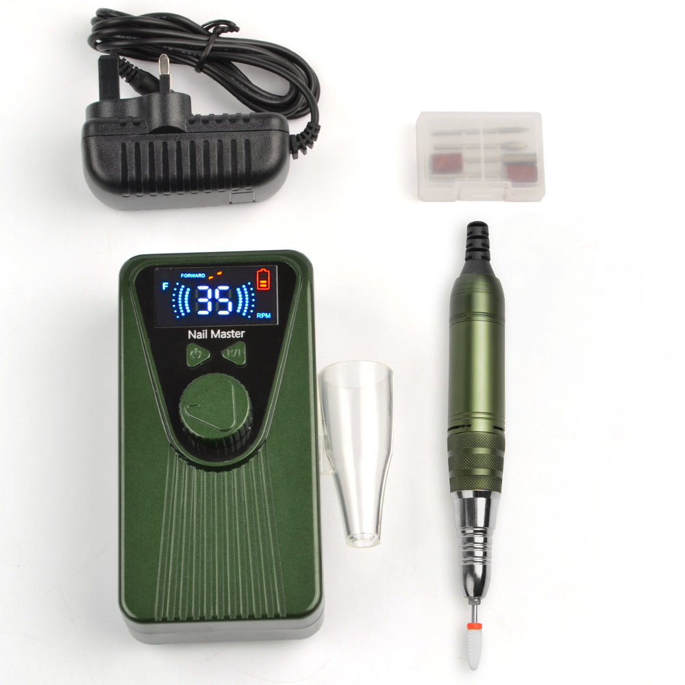 JMT-464906 Rechargeable Electric Nail Polisher with 0-35000 RPM Speed and 4.5h Battery Life