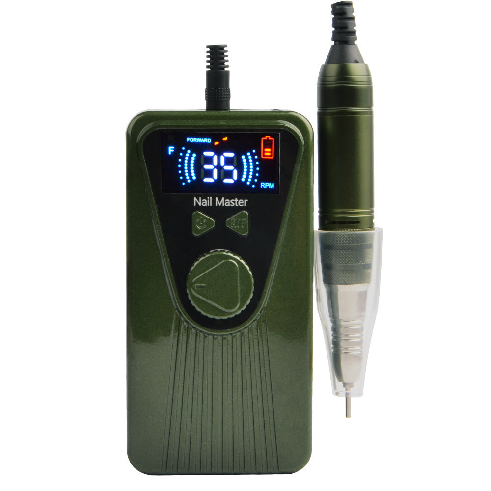 JMT-464906 Rechargeable Electric Nail Polisher with 0-35000 RPM Speed and 4.5h Battery Life