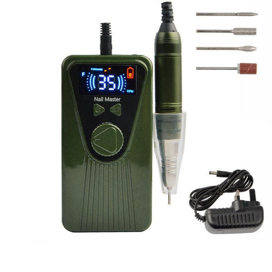 JMT-464906 Rechargeable Electric Nail Polisher with 0-35000 RPM Speed and 4.5h Battery Life