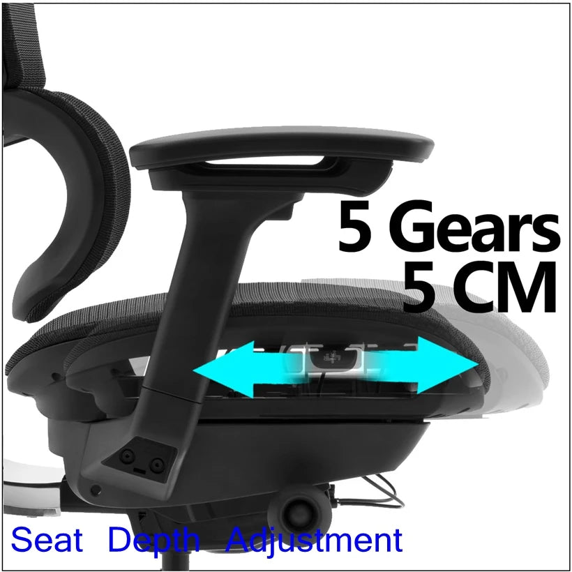 JMT-465034 Smart Ergonomic Office Chair with Adjustable Features for Maximum Comfort