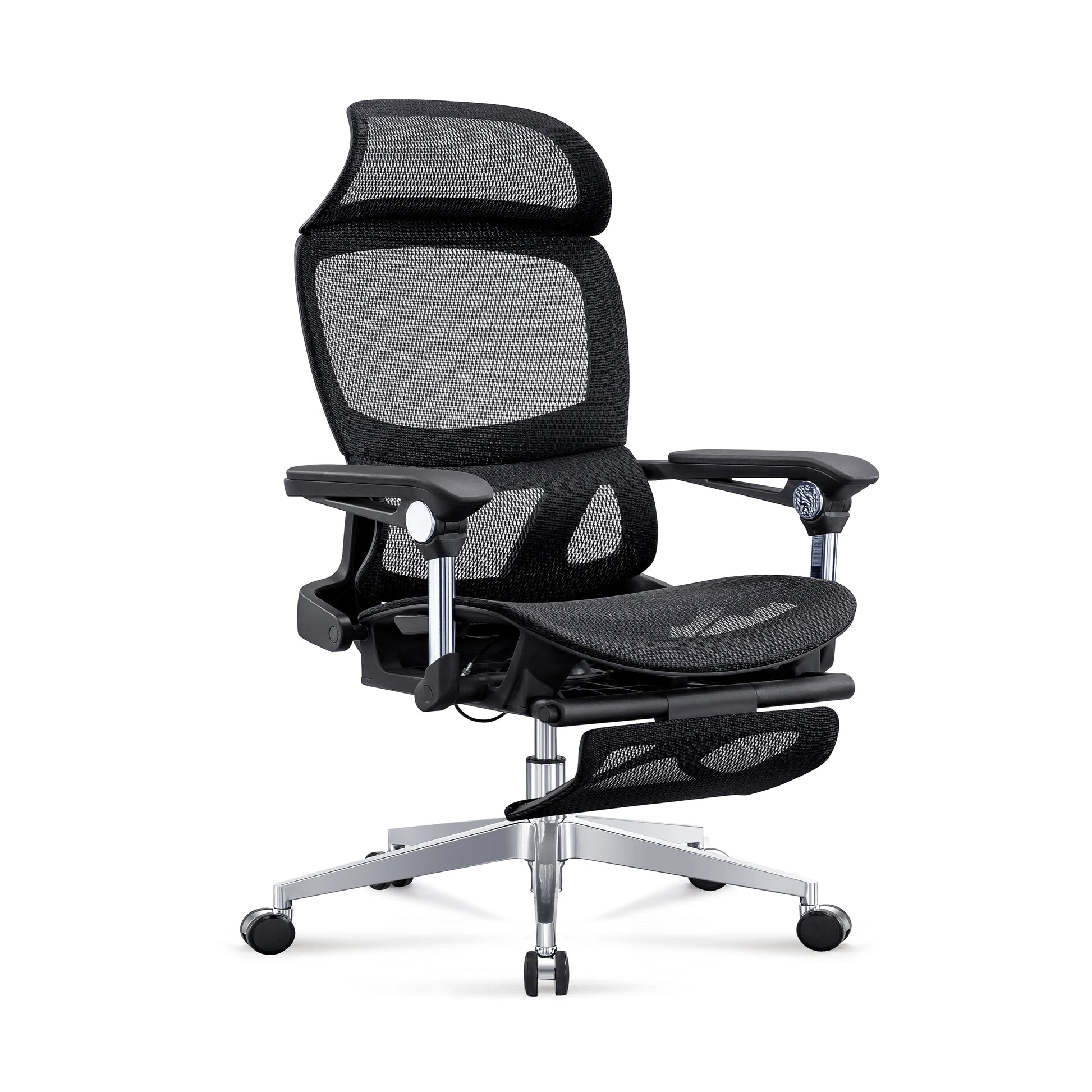 JMT-465354 Ergonomic Full Mesh Office Chair with Adjustable Headrest and Reclining Function