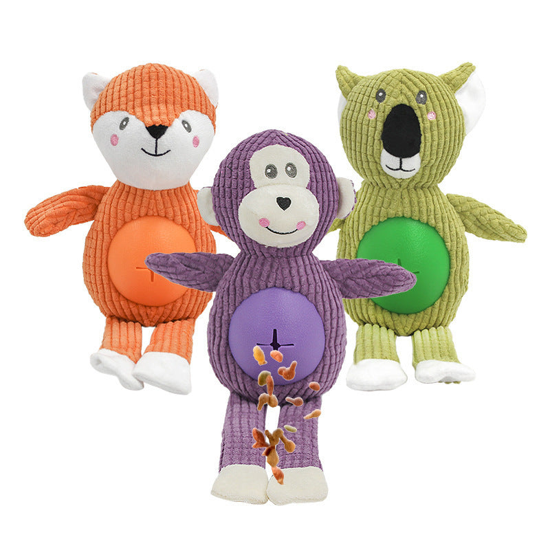 JMT-465418 Durable Animal-Shaped Stuffed Toy for Dogs - Bite Resistant Design, Ideal Pet Companion