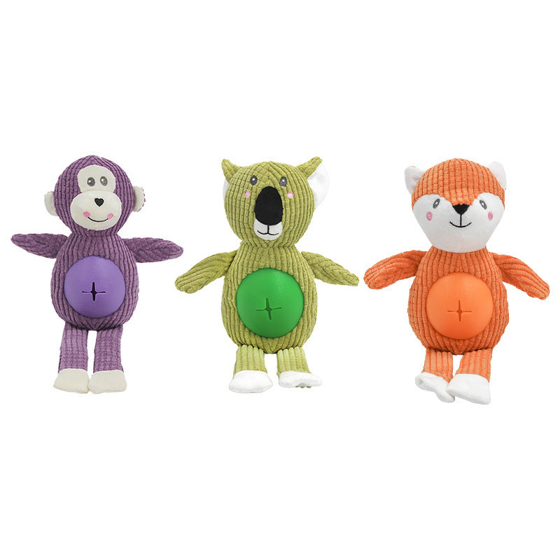 JMT-465418 Durable Animal-Shaped Stuffed Toy for Dogs - Bite Resistant Design, Ideal Pet Companion