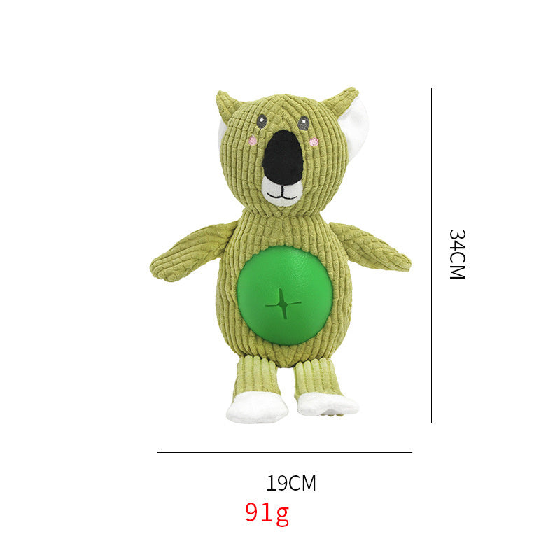 JMT-465418 Durable Animal-Shaped Stuffed Toy for Dogs - Bite Resistant Design, Ideal Pet Companion