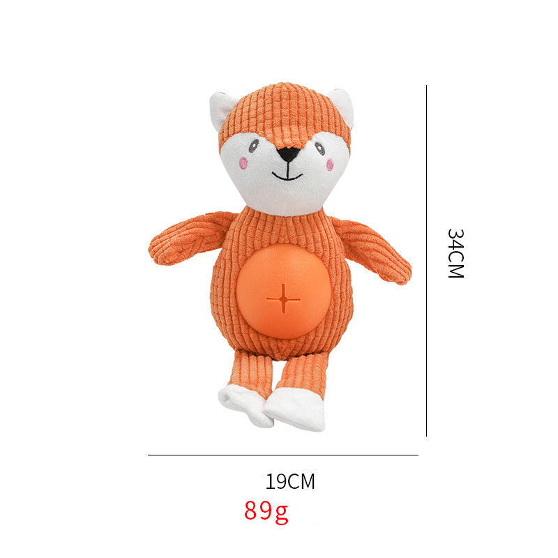 JMT-465418 Durable Animal-Shaped Stuffed Toy for Dogs - Bite Resistant Design, Ideal Pet Companion