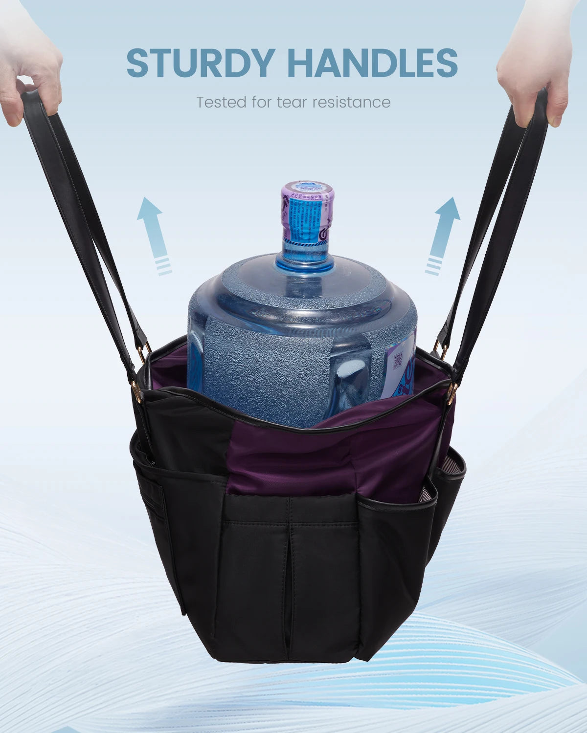 JMT-465418 Professional Multi-Pocket Laptop Tote Bag for Daily Use and Diaper Essentials