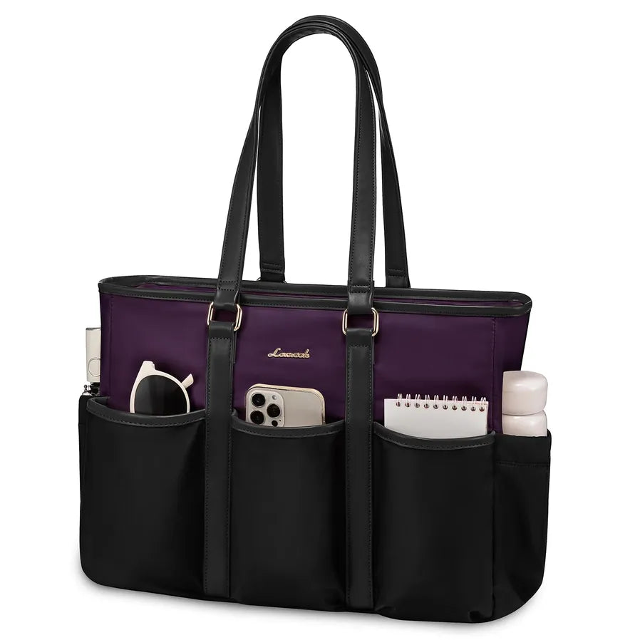 JMT-465418 Professional Multi-Pocket Laptop Tote Bag for Daily Use and Diaper Essentials