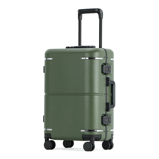 JMT-465482 Aluminium Frame 20-Inch Travel Trolley Luggage Suitcase for PC Carry-On