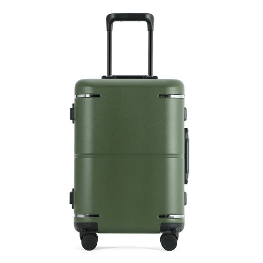 JMT-465482 Aluminium Frame 20-Inch Travel Trolley Luggage Suitcase for PC Carry-On