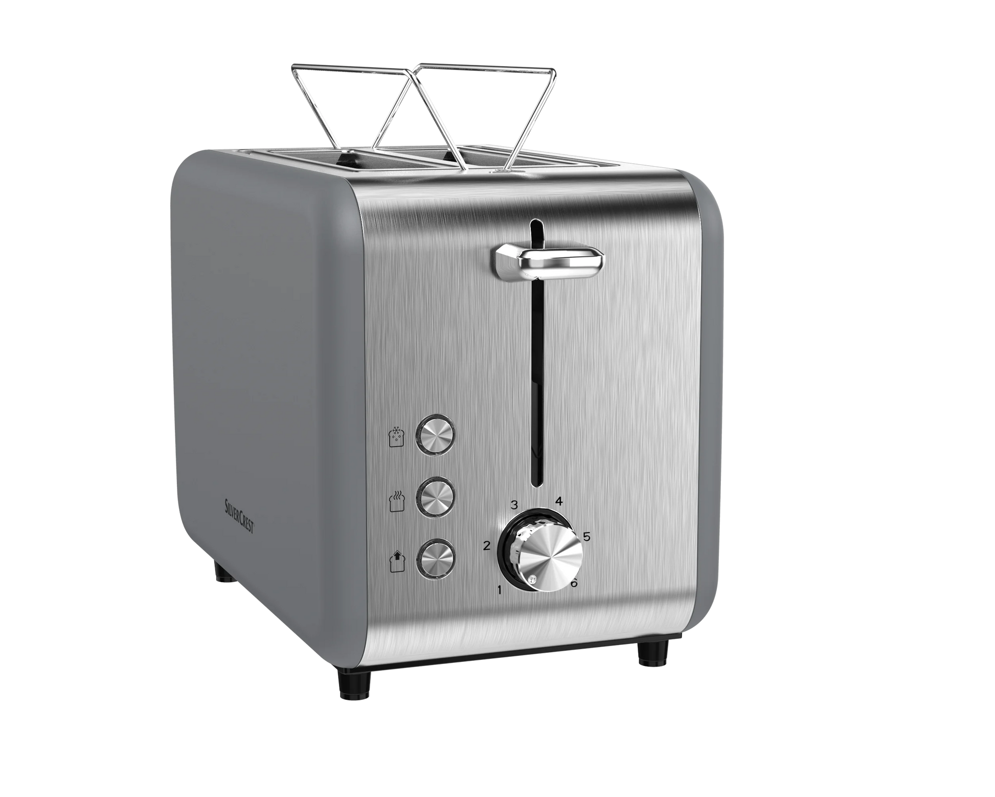 JMT-465546 Customisable Retro 2-Slice Toaster with Defrost, Reheat, and Cancel Functions