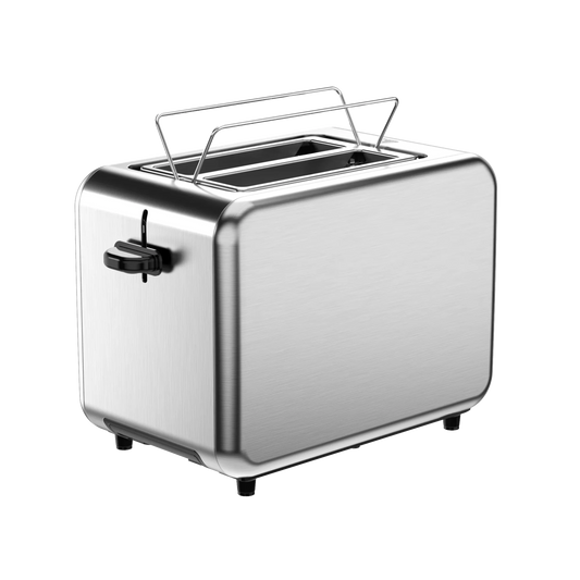 JMT-465546 Customisable Retro 2-Slice Toaster with Defrost, Reheat, and Cancel Functions
