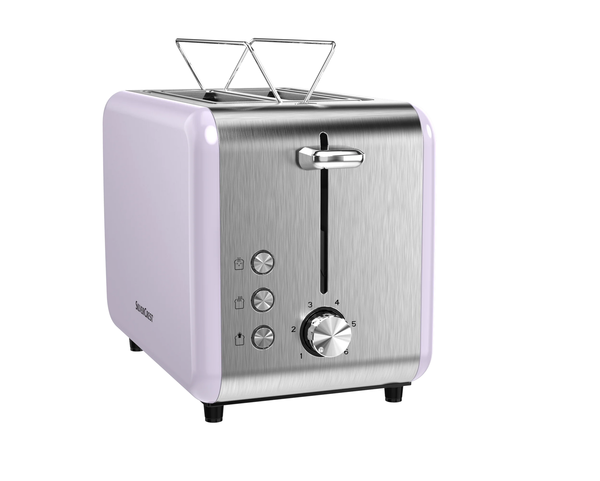 JMT-465546 Customisable Retro 2-Slice Toaster with Defrost, Reheat, and Cancel Functions
