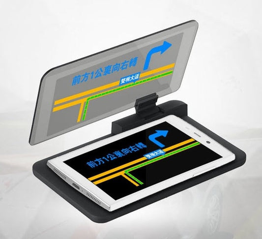 JMT-465610 Universal Smartphone Holder for Hands-Free Driving Navigation with Optical Reflection Technology