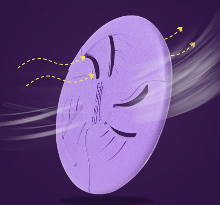 JMT-465738 Soft and Durable TPR Rubber Throwing Toy - Purple, 23 cm Diameter