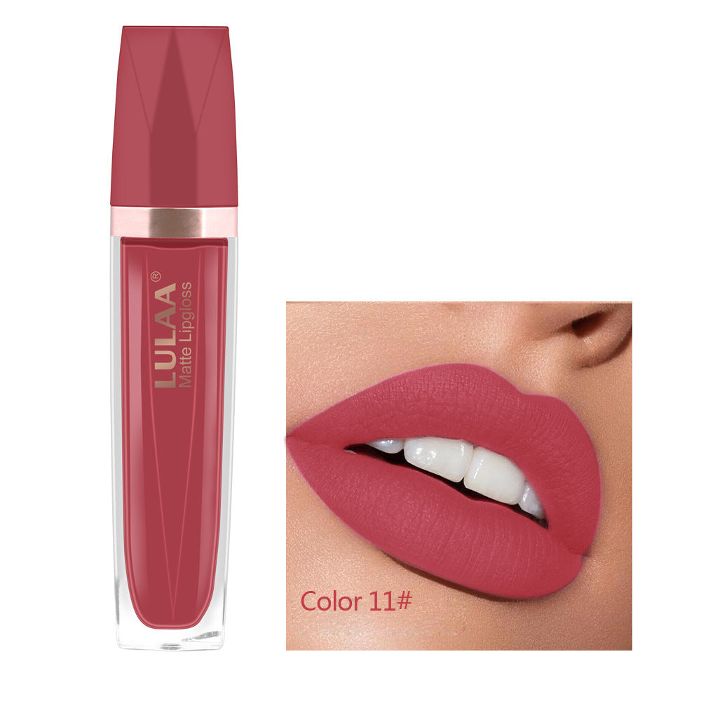 JMT-465866 18 Color Matte Velvet Lipstick - Long-Lasting Lip Gloss with High-Gloss Jelly Finish