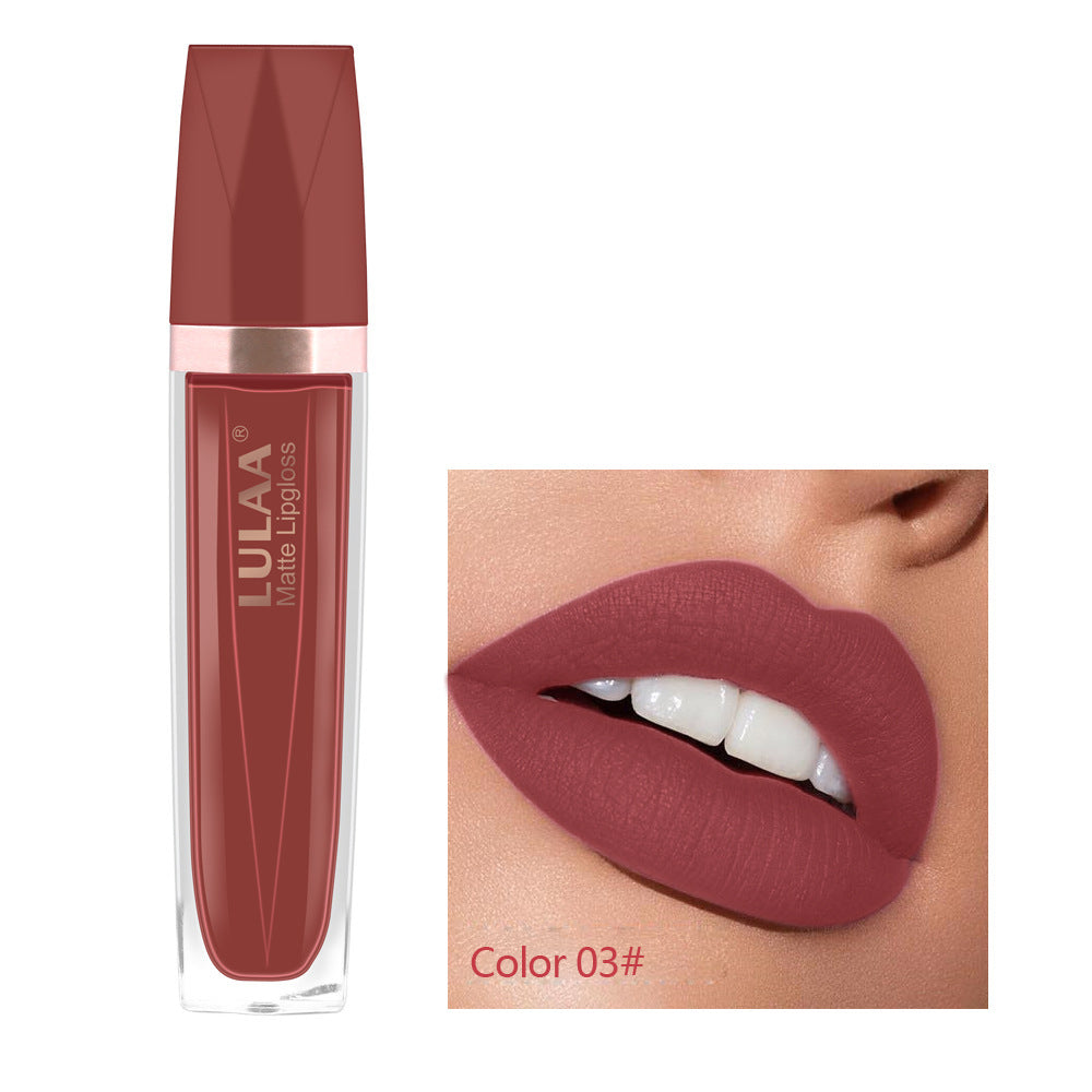 JMT-465866 18 Color Matte Velvet Lipstick - Long-Lasting Lip Gloss with High-Gloss Jelly Finish