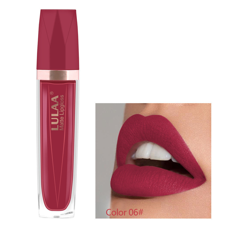 JMT-465866 18 Color Matte Velvet Lipstick - Long-Lasting Lip Gloss with High-Gloss Jelly Finish