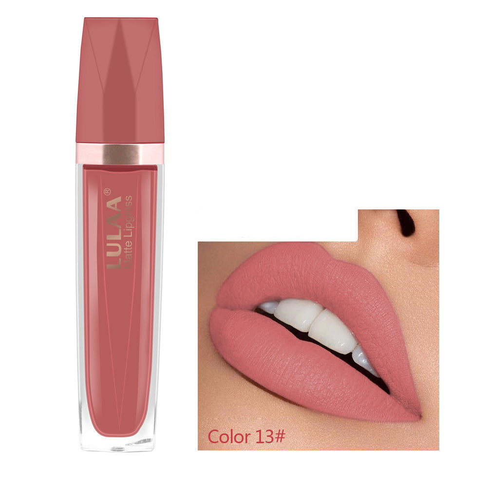 JMT-465866 18 Color Matte Velvet Lipstick - Long-Lasting Lip Gloss with High-Gloss Jelly Finish