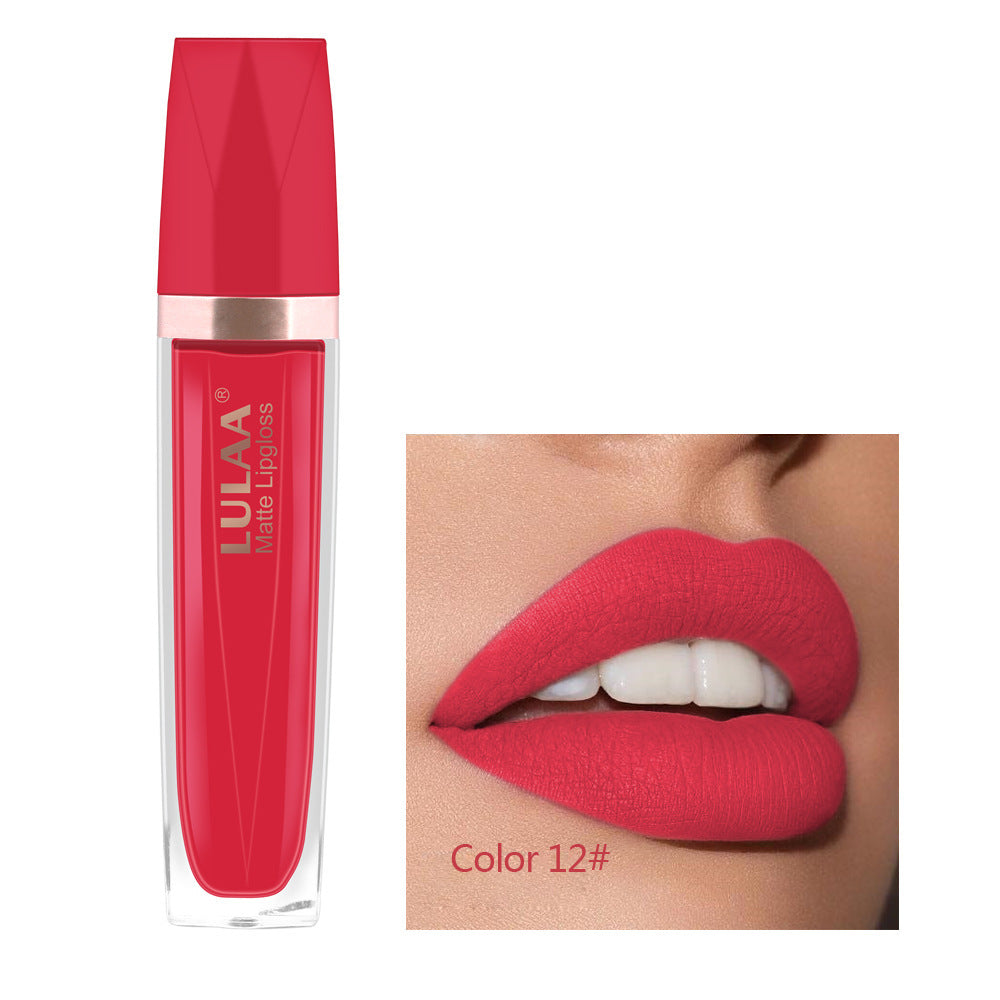 JMT-465866 18 Color Matte Velvet Lipstick - Long-Lasting Lip Gloss with High-Gloss Jelly Finish