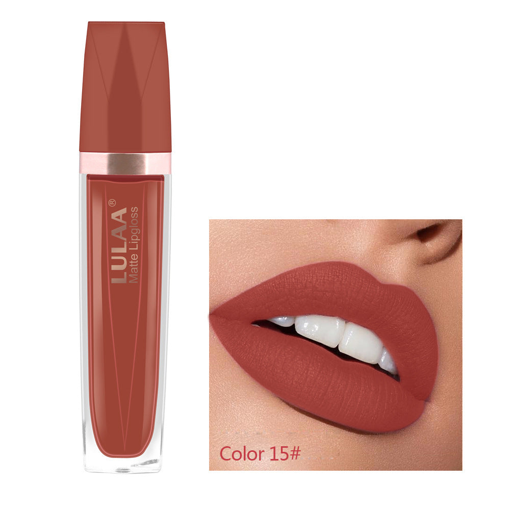 JMT-465866 18 Color Matte Velvet Lipstick - Long-Lasting Lip Gloss with High-Gloss Jelly Finish