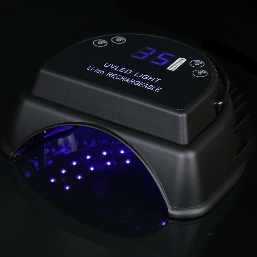 JMT-465994 Rechargeable 64W LED Nail Lamp with Wireless Charging and Intelligent Timing Functions