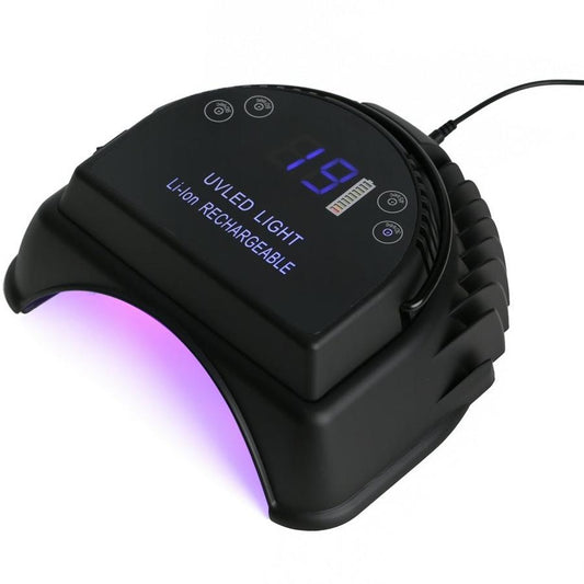 JMT-465994 Rechargeable 64W LED Nail Lamp with Wireless Charging and Intelligent Timing Functions