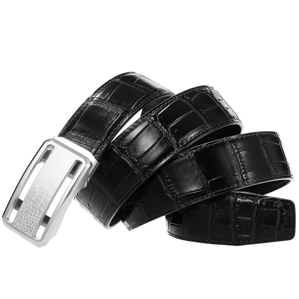 JMT-466506 Men's Luxury Leather Belt - Model LY36-61344-8, Durable Authentic Leather Construction