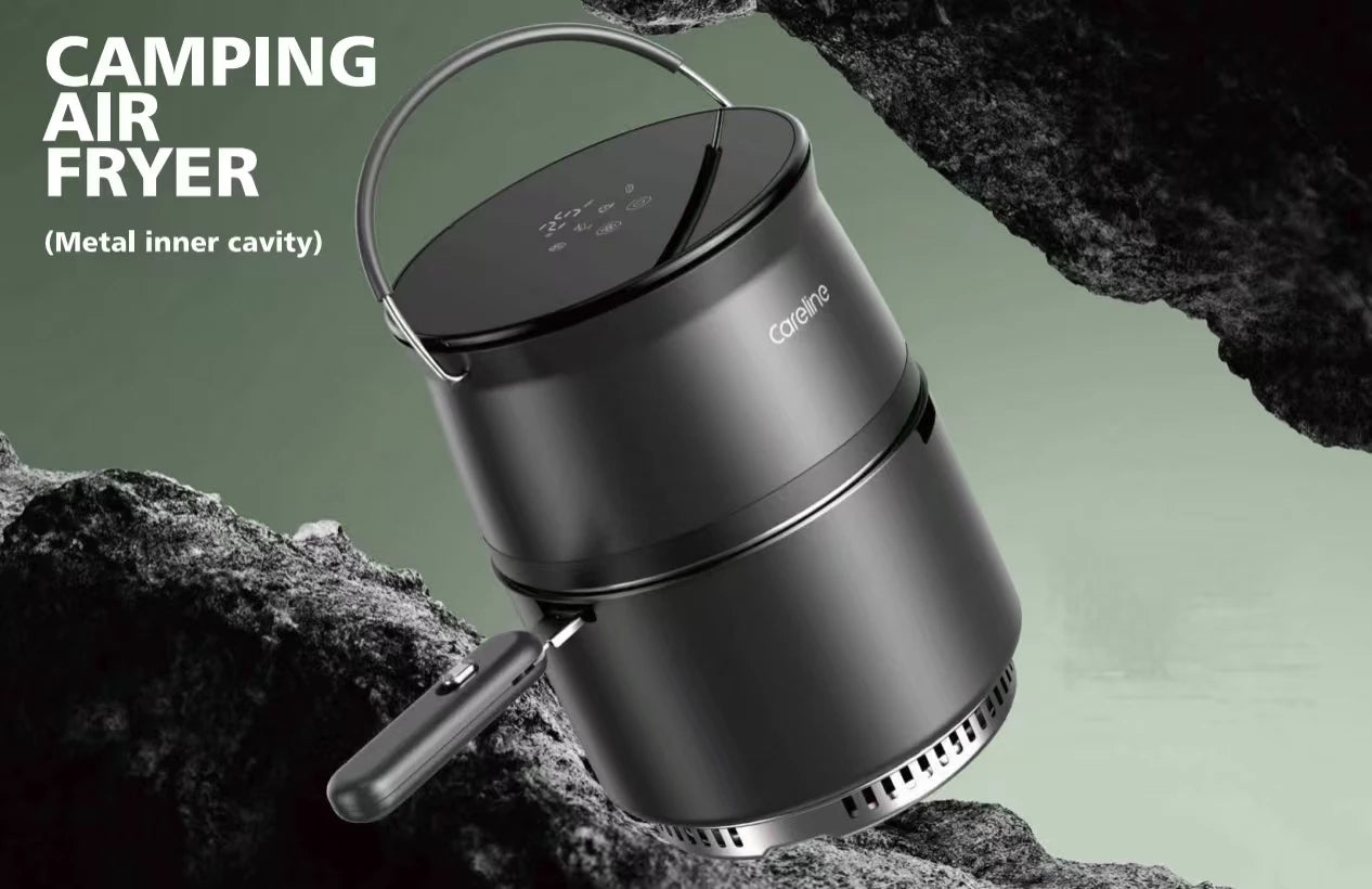 JMT-466506 Portable Energy-Efficient Outdoor Smart Air Fryer for Charcoal Cooking