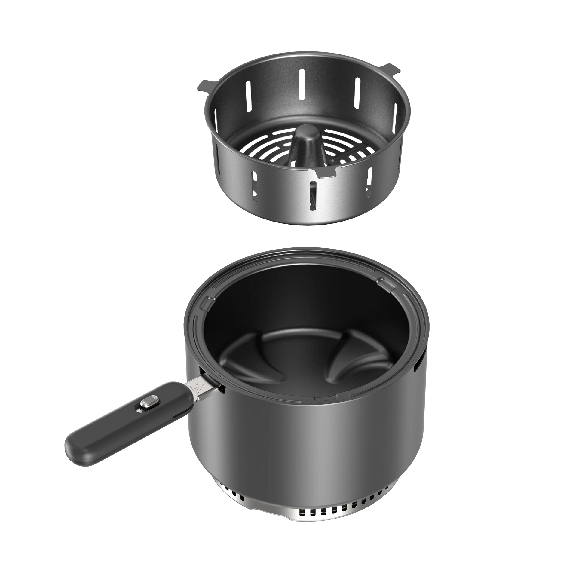 JMT-466506 Portable Energy-Efficient Outdoor Smart Air Fryer for Charcoal Cooking