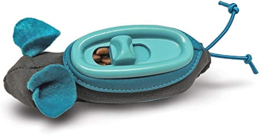 JMT-466570 Interactive Indoor Cat Treat Dispenser with Adjustable Feeder for Mental Stimulation and Natural Hunting Instincts