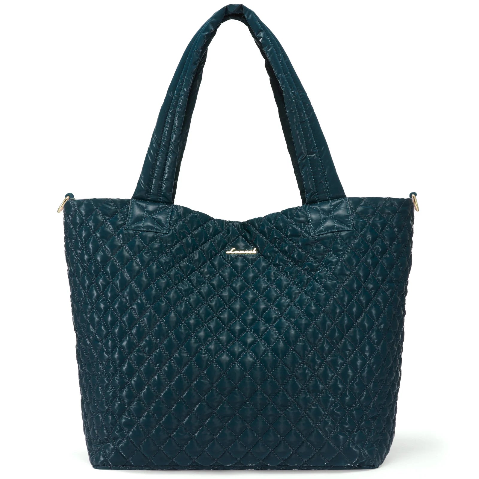 JMT-466570 Lightweight 50L Quilted Tote Bag for Women - Stylish Puffer Shoulder Handbag for Travel & Weekend Use