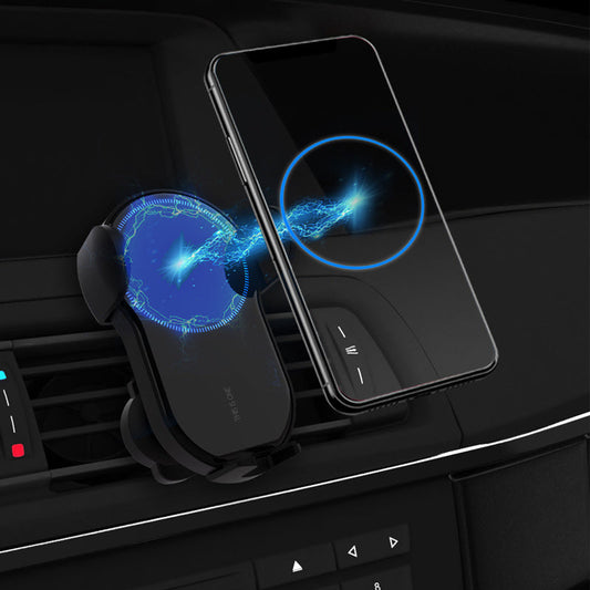 JMT-466762 Car Wireless Charger with Touch Control and Intelligent Induction, Metal Object Detection, 8MM Sensing Distance