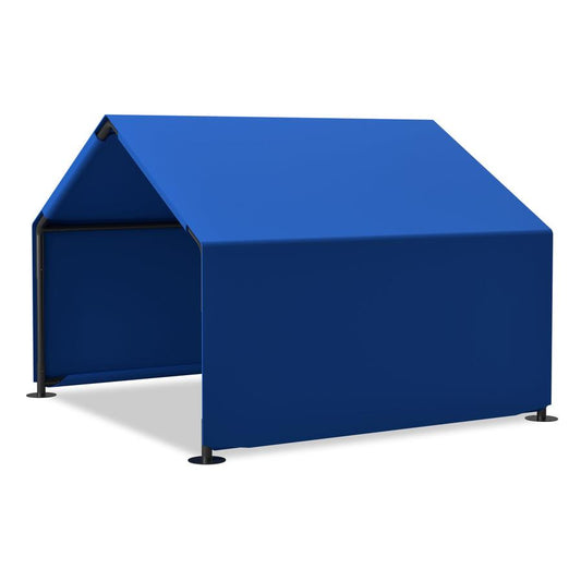 JMT-466762 Outdoor Dog Shade Shelter Tent - Waterproof Canvas for Small and Medium Dogs, UV Protection and Ventilated Design