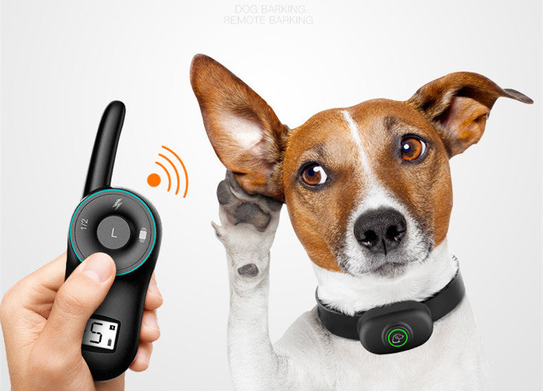 JMT-466826 Rechargeable Waterproof Dog Training Collar with Remote Bark Control - Shock and Vibration Modes