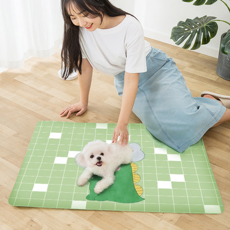 JMT-467210 Cartoon Kennel Pad Cooling Ice Pad for Small and Medium Pets