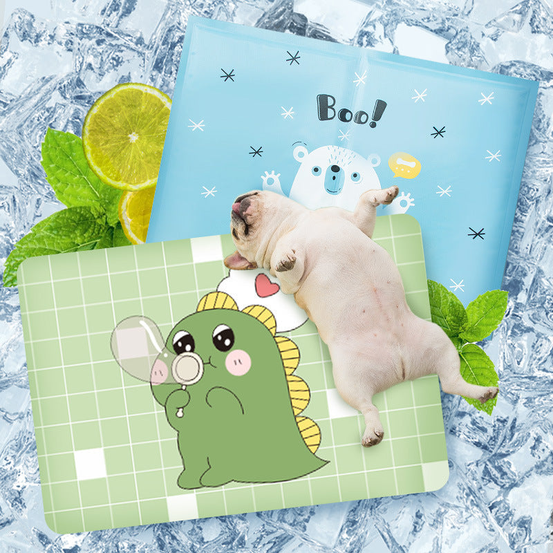 JMT-467210 Cartoon Kennel Pad Cooling Ice Pad for Small and Medium Pets