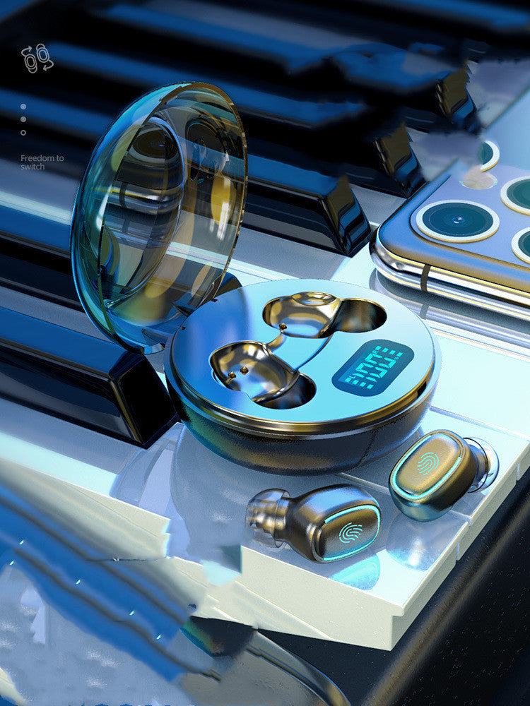 JMT-467402 Binaural TWS Bluetooth Headset with Stereo Sound and Voice Control