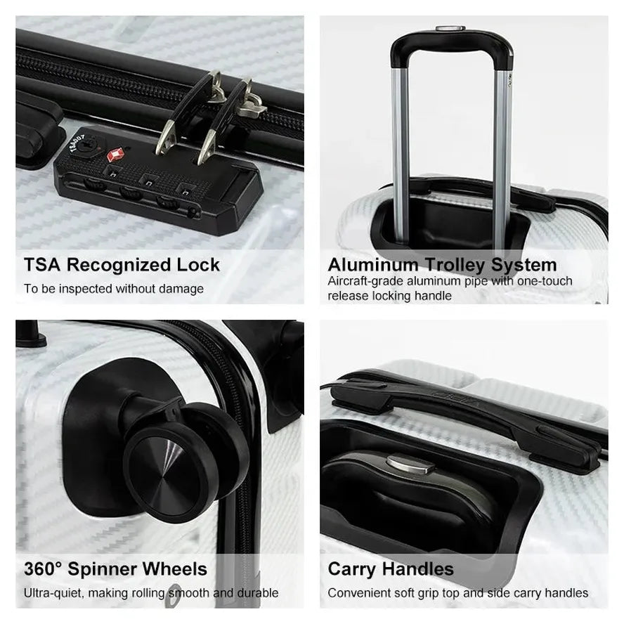 JMT-467466 Large Travel Trolley Suitcase for Organised Packing and Easy Transport