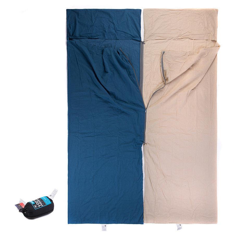 JMT-467786 Portable Outdoor Sleeping Bag with Cotton Liner for Camping and Travel