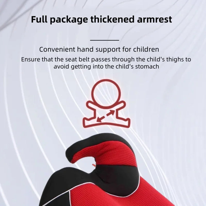 JMT-467850 Portable Kid Car Seat Cushion for Height Increase and Comfort
