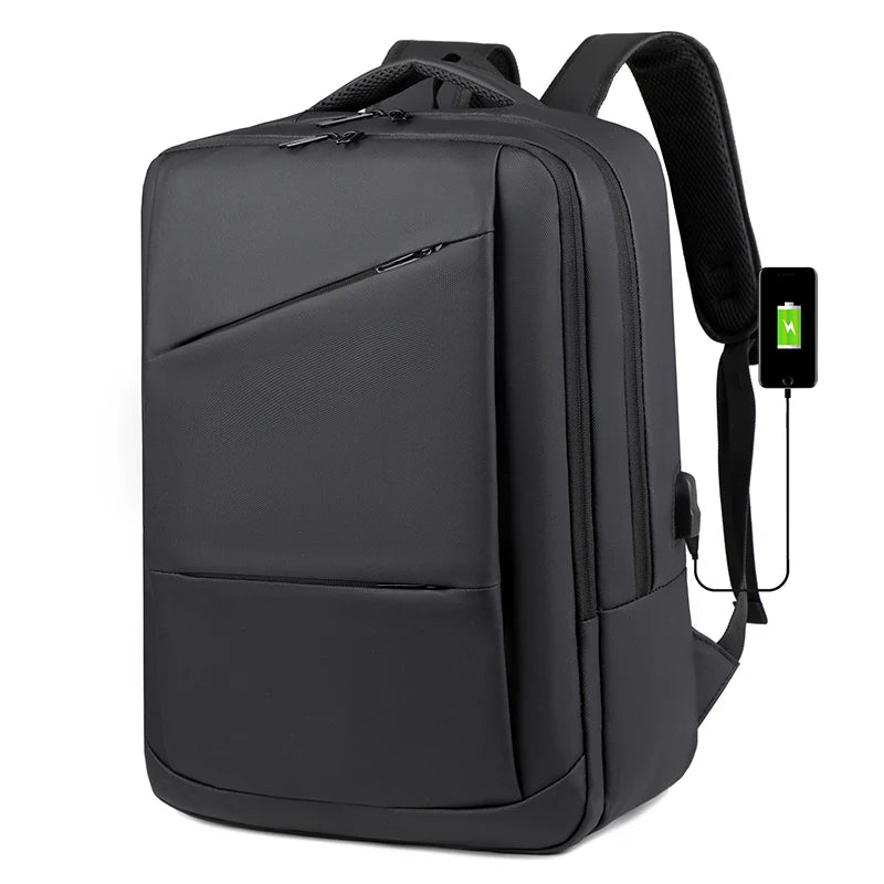 JMT-467914 Professional Padded Laptop Backpack with Custom Logo Embroidery for Business Use