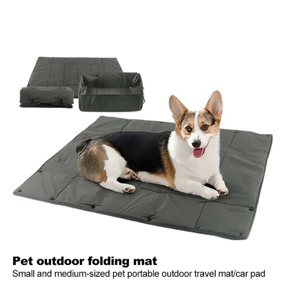 JMT-468362 Portable 3-in-1 Dog Travel Bed and Carrier, Water-Resistant Kennel with Mat and Cushion