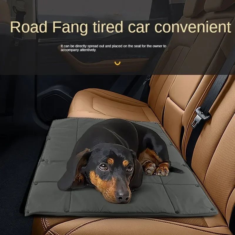 JMT-468362 Portable 3-in-1 Dog Travel Bed and Carrier, Water-Resistant Kennel with Mat and Cushion