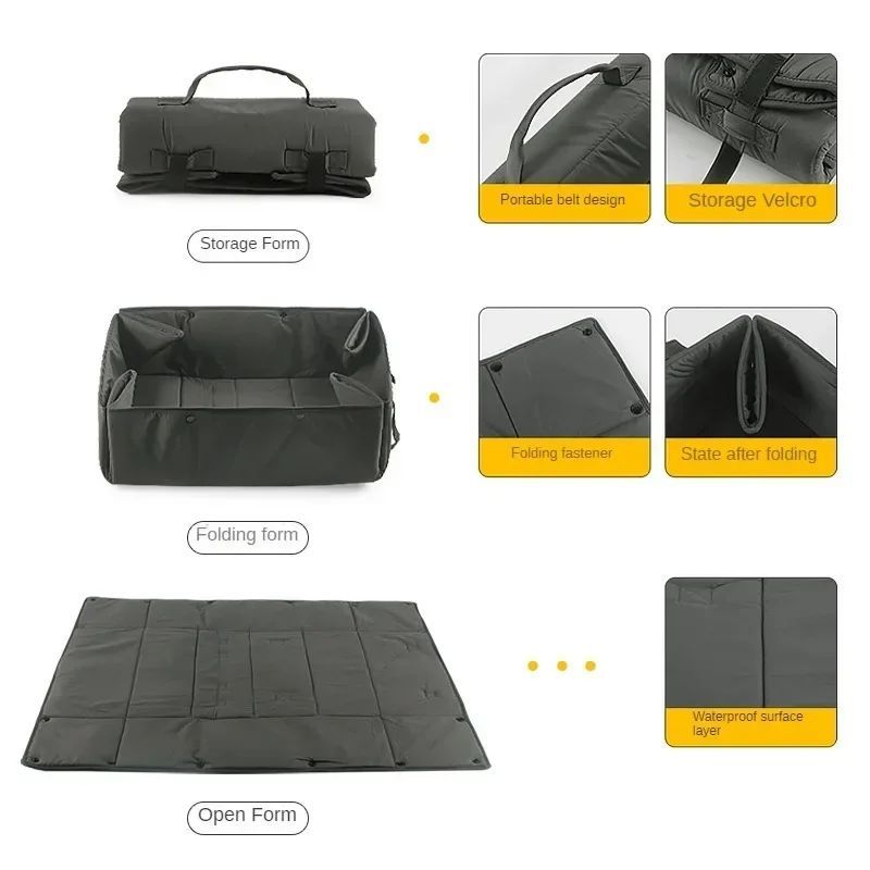 JMT-468362 Portable 3-in-1 Dog Travel Bed and Carrier, Water-Resistant Kennel with Mat and Cushion