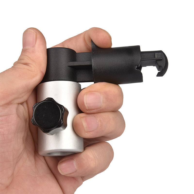 JMT-468426 Aluminum Alloy Black Photography Reflector Clip for Studio Lighting