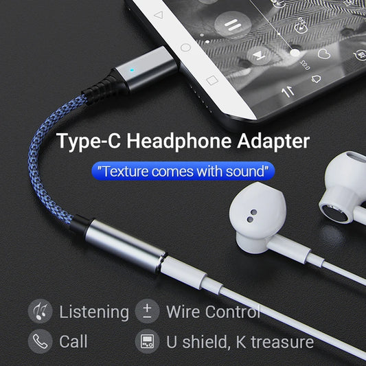 JMT-468554 USB-C to 3.5mm Aux Audio Adapter Cable for Headphones