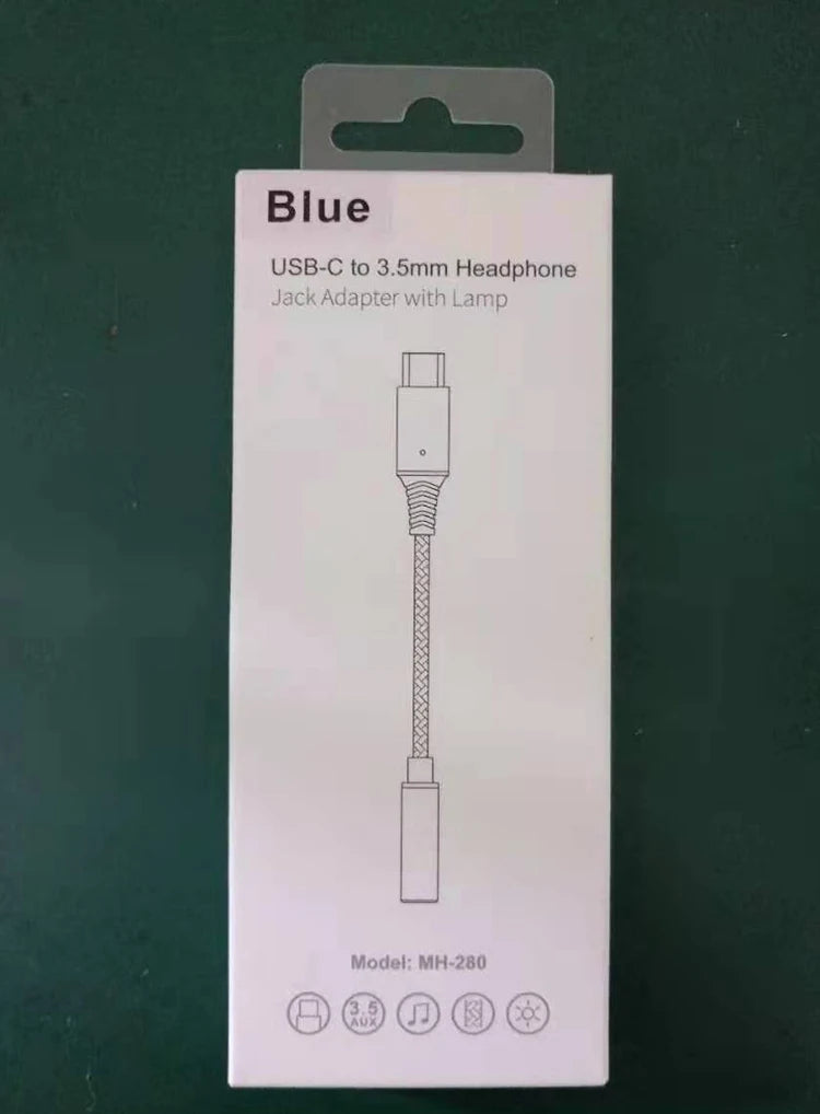 JMT-468554 USB-C to 3.5mm Aux Audio Adapter Cable for Headphones