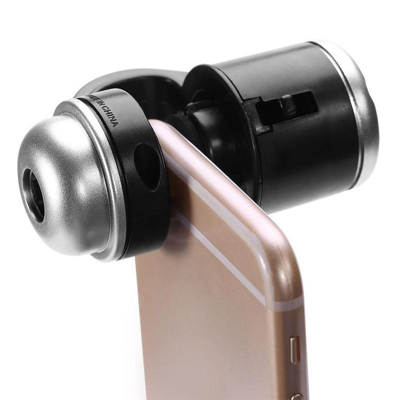 JMT-469066 30x Mobile Phone Lens Microscope with LED Light for Enhanced Night Observation
