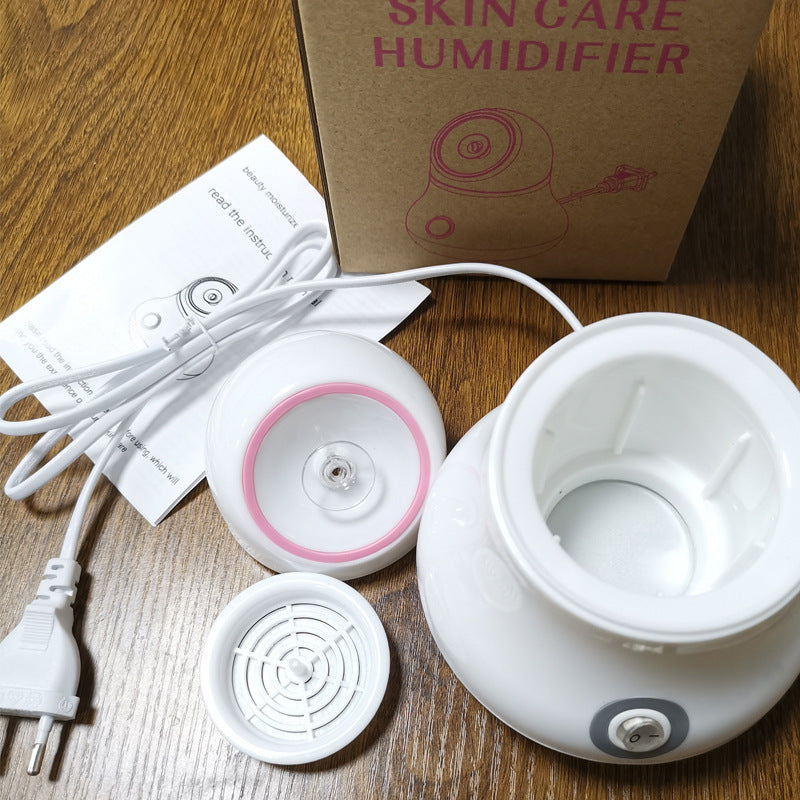 JMT-469194 Compact Handheld Steamer with Adjustable Mist Spray for Facial Care